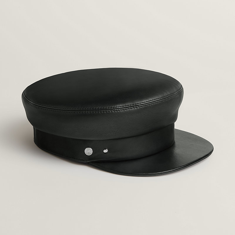 キャスケット 《ヴォーバン・チャーム》 - ブラック | Hermès